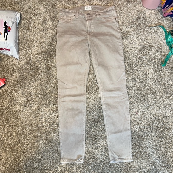 Hudson Jean Nico Midrise Ankle Super Skinny Silver Field Jean size 29 - Picture 3 of 9